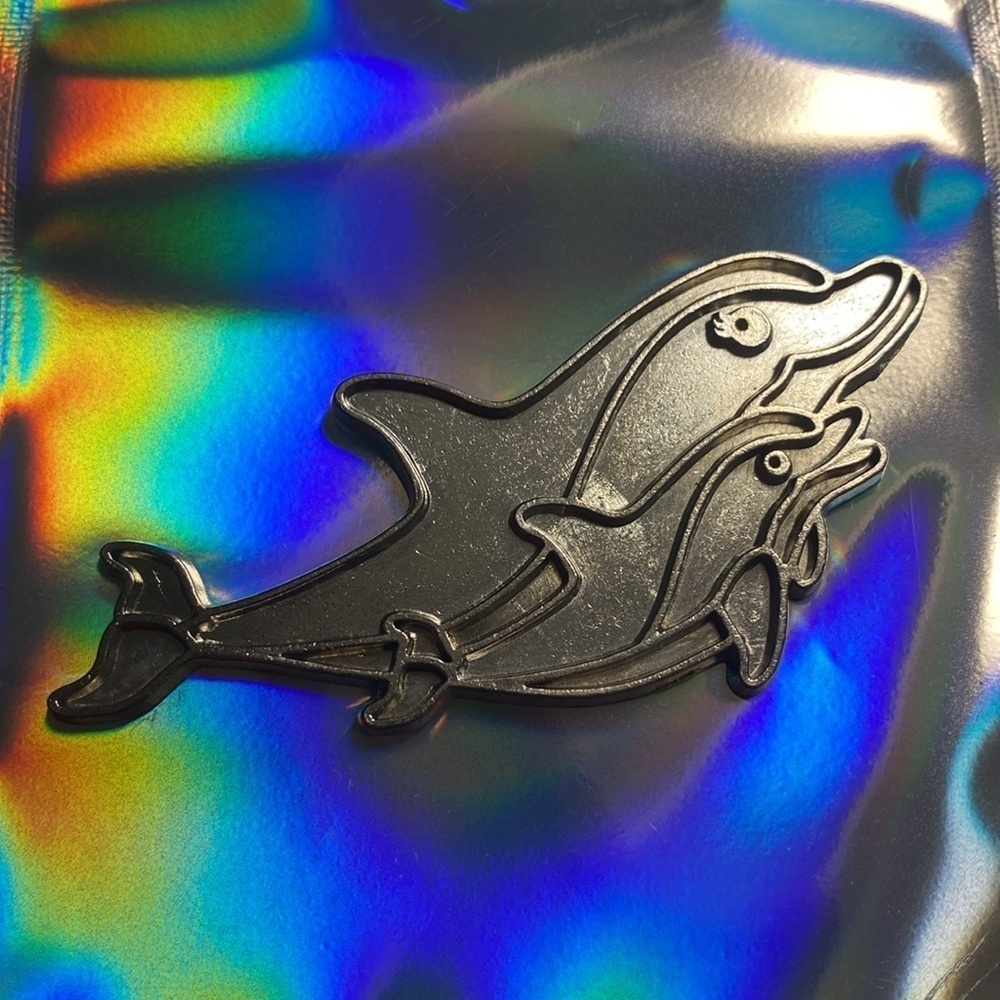 Lisa Frank dolphin pin medal the fantastic world of Lisa Frank bling out pendant - Picture 4 of 8